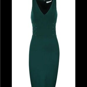 ALI & JAY Deep Green Midi Dress